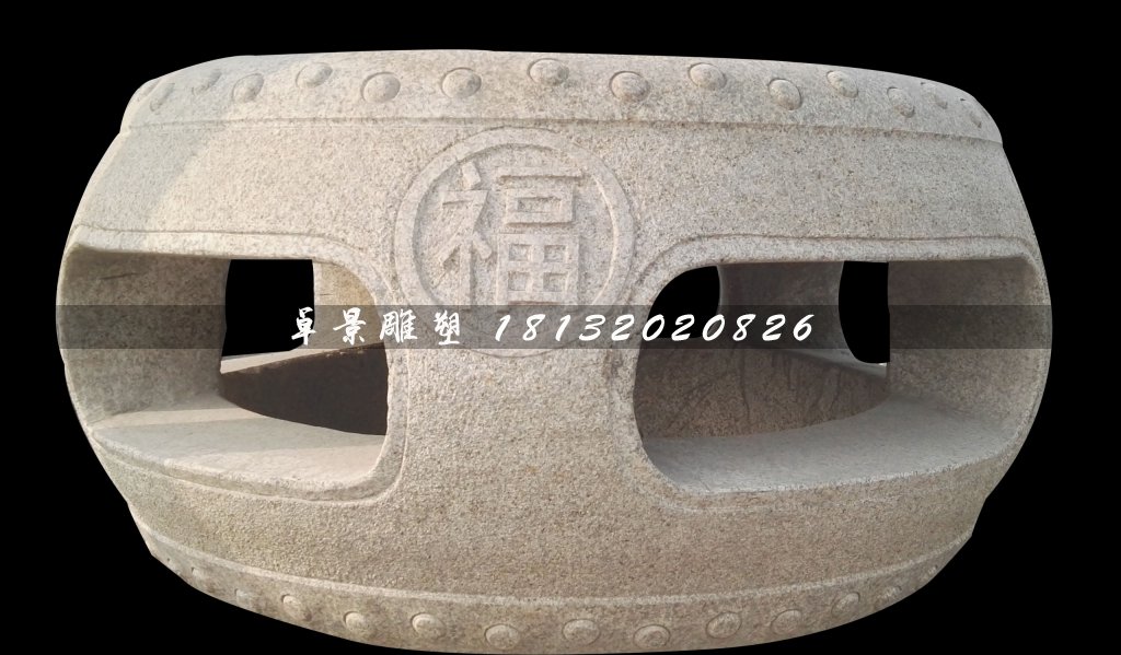 福桌石雕，大理石圓桌雕塑