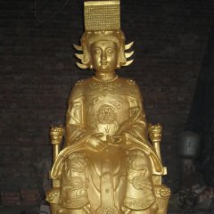 王母娘娘雕塑，玻璃鋼神仙雕塑