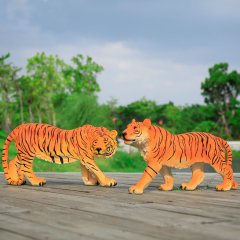 老虎雕塑，玻璃鋼仿真老虎雕塑