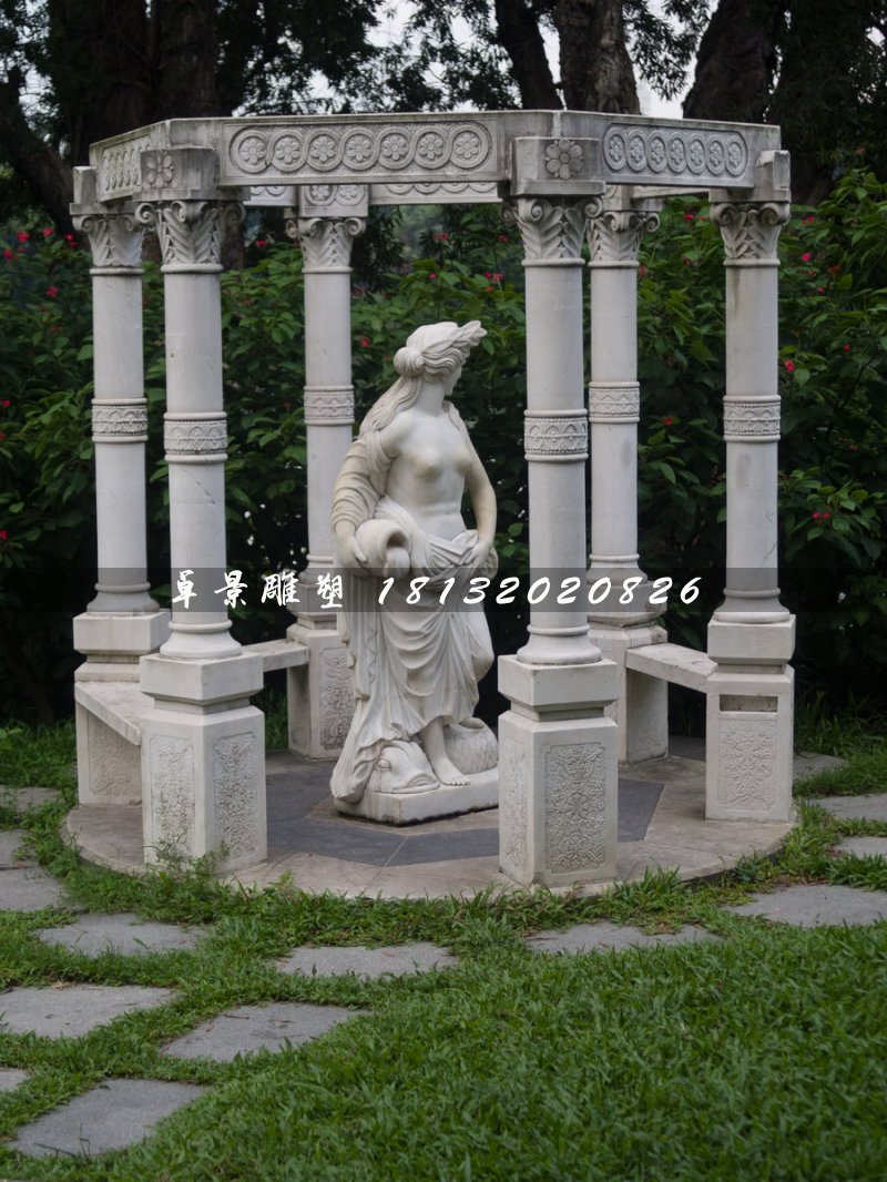 歐式?jīng)鐾?，園林景觀石雕