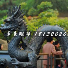 青銅龍雕塑，廣場(chǎng)神獸銅雕