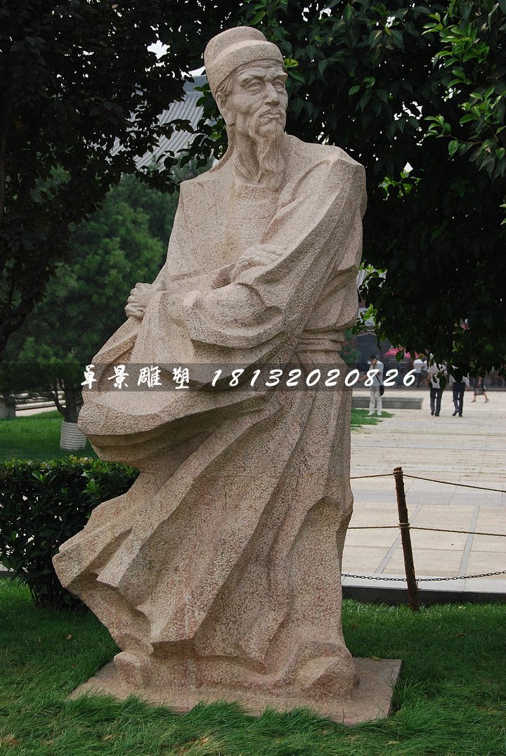 杜甫石雕，古代詩(shī)人石雕