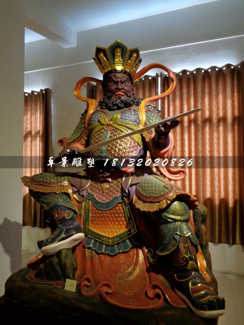 四大天王雕塑，玻璃鋼神仙 (1)