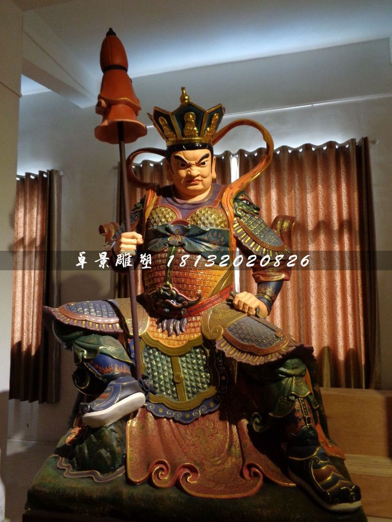 四大天王雕塑，玻璃鋼神仙 (2)