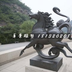 銅馬雕塑，公園動物銅雕