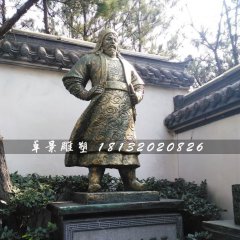 成吉思汗銅雕，古代人物銅雕