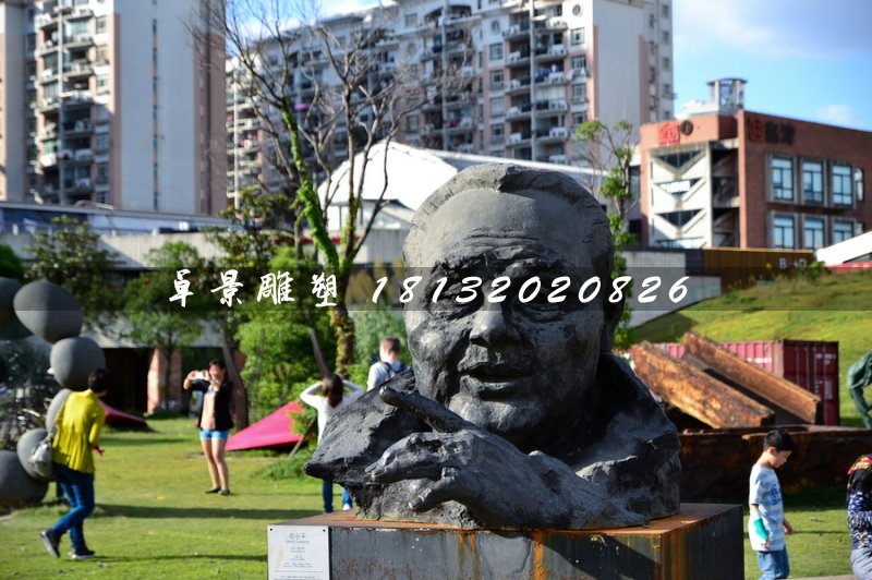 鄧小平頭像銅雕，偉人銅雕