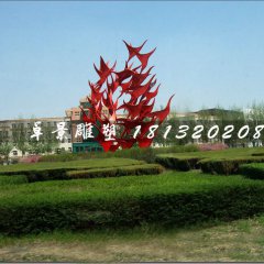 不銹鋼飛翔雕塑，抽象大雁雕塑
