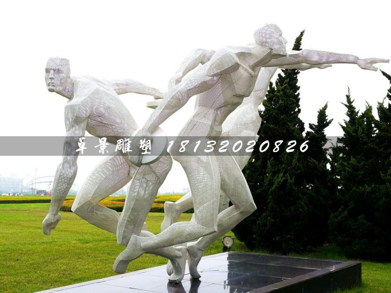 擲鐵餅雕塑，不銹鋼運(yùn)動(dòng)員雕塑