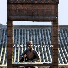 古代人考試銅雕，廣場(chǎng)情景雕塑