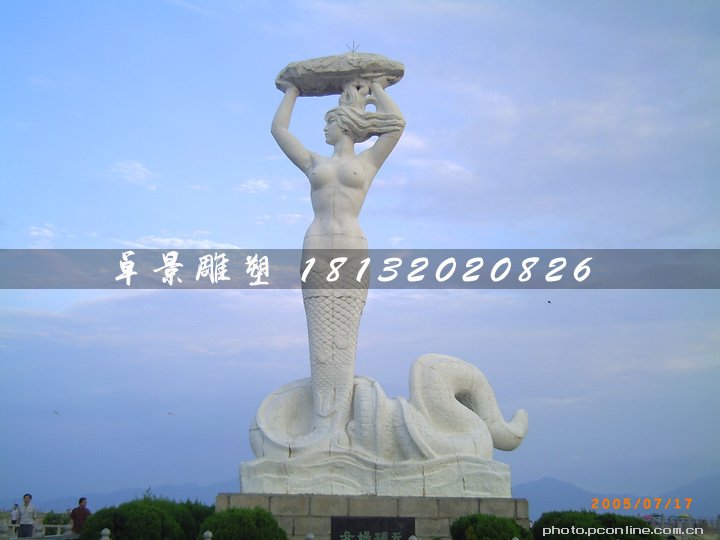 女媧補(bǔ)天石雕，公園神仙石雕