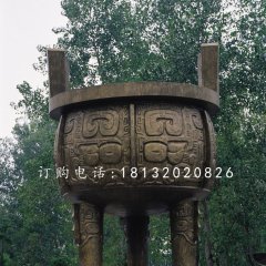 大型銅鼎，廣場(chǎng)三足銅鼎雕塑