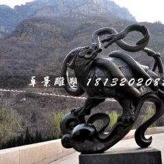 玄武銅雕，廣場(chǎng)神獸銅雕