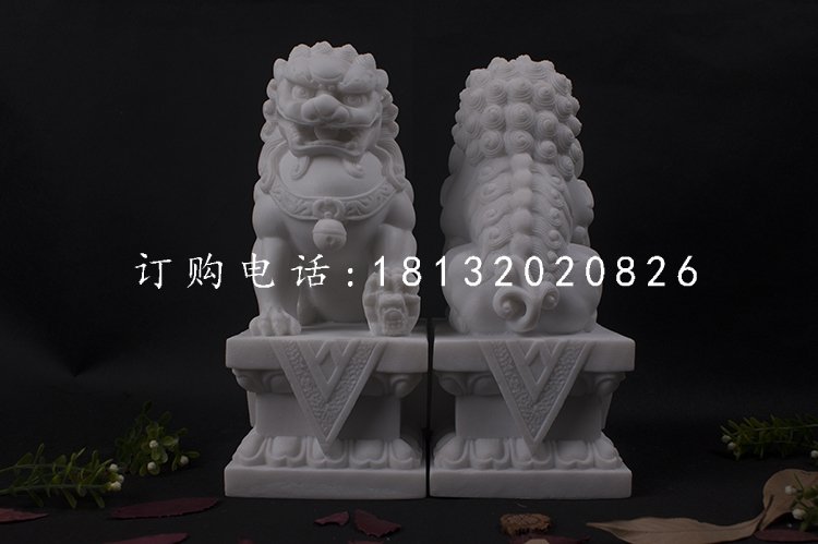 漢白玉北京獅，石獅子