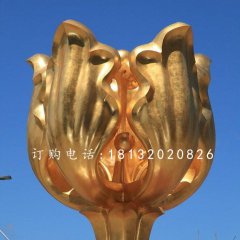 紫荊花雕塑，廣場(chǎng)不銹鋼雕塑