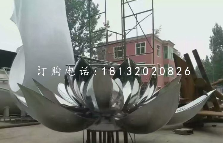 不銹鋼蓮花，廣場不銹鋼雕塑