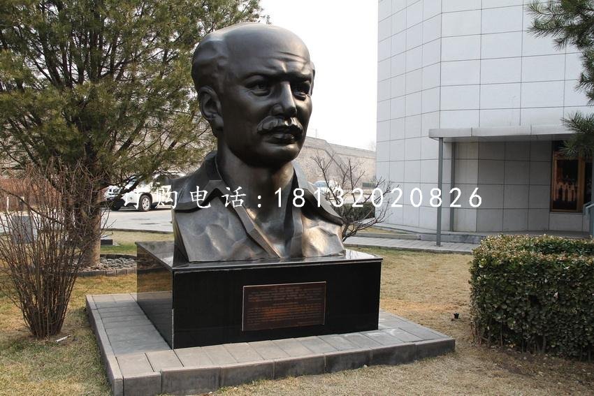 白求恩胸像銅雕，醫(yī)院名人銅雕