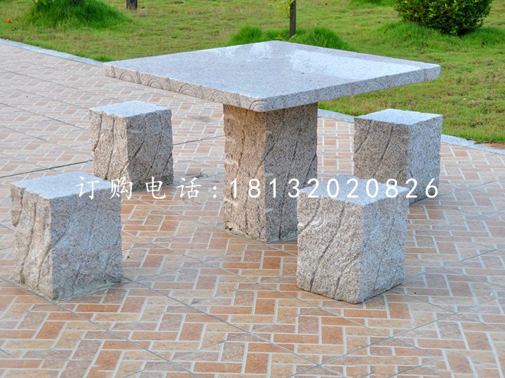 公園石桌椅，大理石桌凳