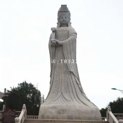 媽祖石雕，廣場神仙石雕