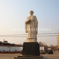 張仲景石雕，廣場(chǎng)古代醫(yī)學(xué)名人石雕