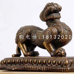 狴犴銅雕，神獸銅雕