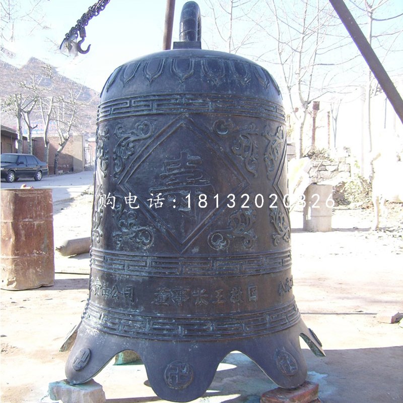 仿古銅鐘，青銅鐘