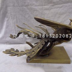 鳳凰銅雕，廣場鳳凰雕塑