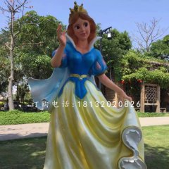 玻璃鋼白雪公主，公園卡通人物
