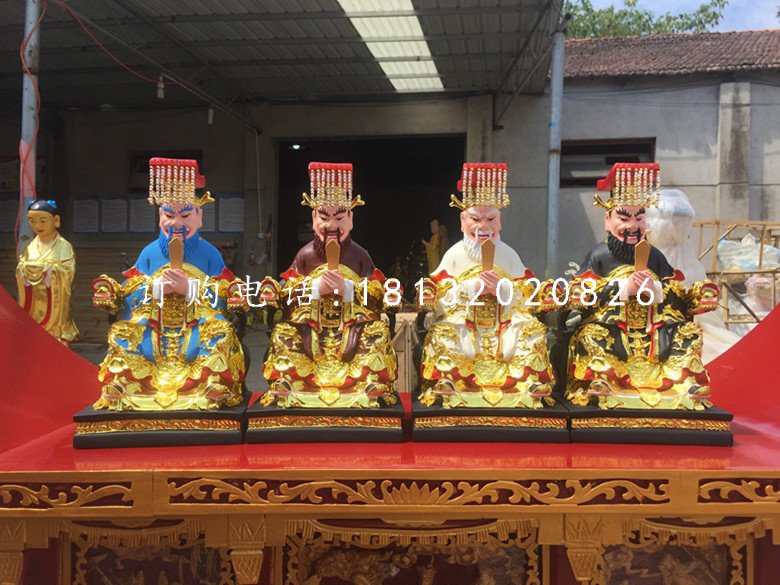 玻璃鋼龍王雕塑，神仙雕塑