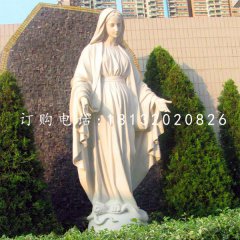 玻璃鋼圣母雕塑，教堂人物雕塑