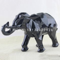 抽象大象，玻璃鋼動(dòng)物擺件