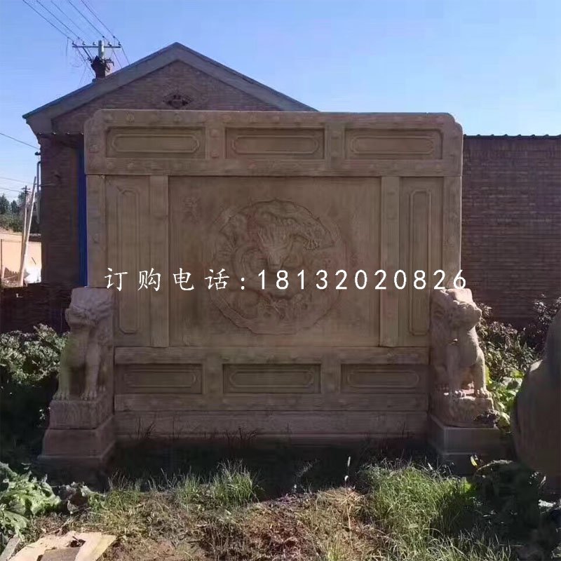 石雕屏風(fēng)，仿古景觀石雕