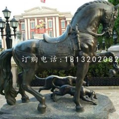 坐騎雕塑，青銅馬雕塑