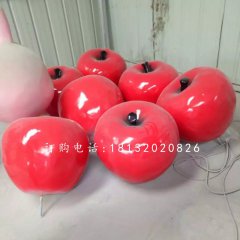 蘋果雕塑，玻璃鋼仿真水果