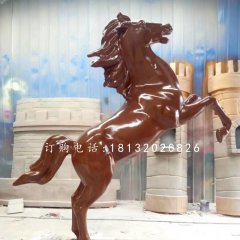 噴漆馬雕塑，玻璃鋼立馬雕塑