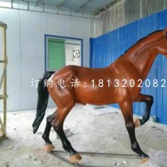 走馬雕塑，玻璃鋼仿真馬