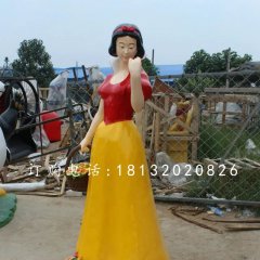 白雪公主雕塑，卡通人物雕塑