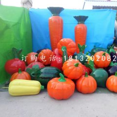 玻璃鋼蔬菜水果雕塑，仿真雕塑