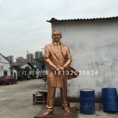 孫文銅雕，廣場(chǎng)偉人銅雕