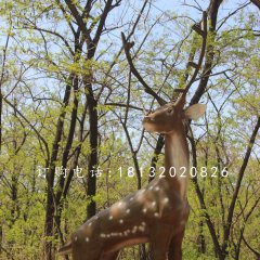 梅花鹿雕塑，公園仿真動(dòng)物雕塑