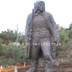 民兵銅雕，公園紀(jì)念銅雕