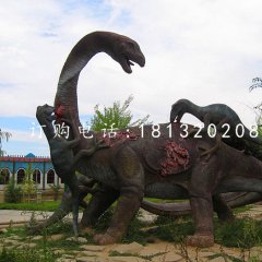 玻璃鋼動(dòng)物，公園恐龍雕塑