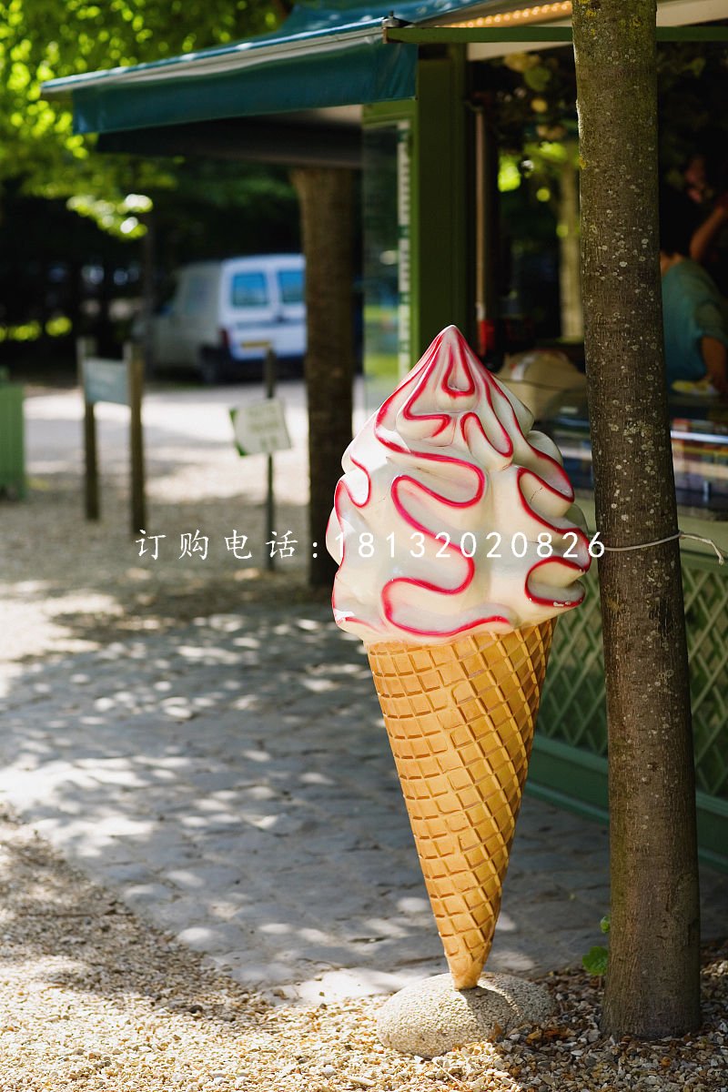 玻璃鋼甜品雕塑,冰淇淋雕塑