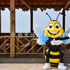 蜜蜂雕塑，玻璃鋼卡通動(dòng)物