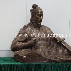 魯班半身像銅雕，名人銅雕