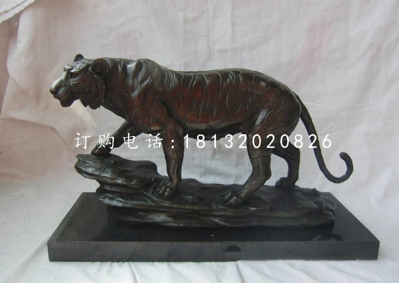 銅雕老虎，動物銅雕 (2)