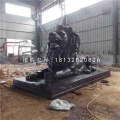 西洋獅銅雕，廣場銅獅子