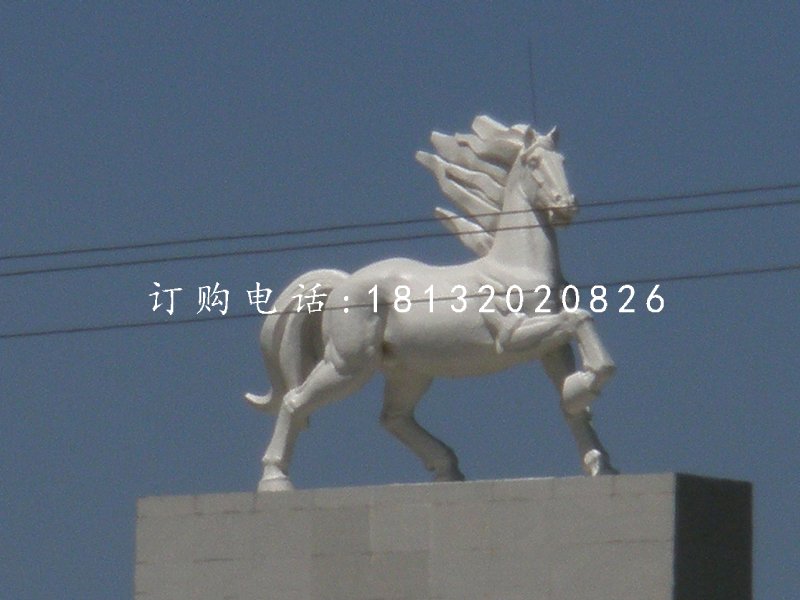 玻璃鋼馬雕塑，廣場動物雕塑