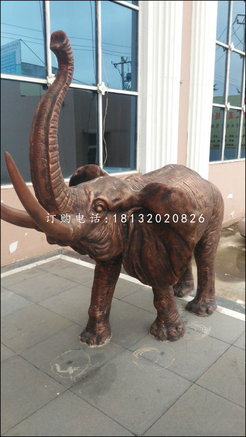 大象銅雕，公園動(dòng)物銅雕