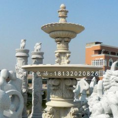 歐式噴泉石雕，廣場景觀雕塑